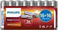Photos - Battery Philips Power Alkaline  32xAAA