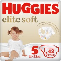 Photos - Nappies Huggies Elite Soft 5 / 42 pcs 