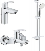 Photos - Bath Tap Set Grohe Eurosmart UA123238S0 