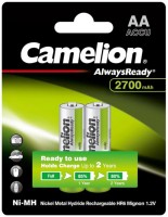 Photos - Battery Camelion Always Ready  2xAA 2700 mAh