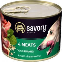 Photos - Dog Food Savory Gourmand 4 Meats Pate 