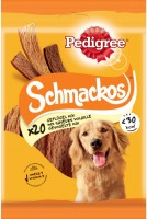 Photos - Dog Food Pedigree Schmackos Poultry 140 g 20