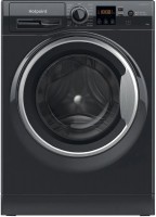 Photos - Washing Machine Hotpoint-Ariston NSWM 1045 CBS UK N black