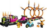 Photos - Construction Toy Lego Stunt Truck and Ring of Fire Challenge 60357 
