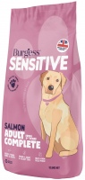 Photos - Dog Food Burgess Sensitive Adult Dog Salmon 12.5 kg 