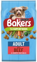 Photos - Dog Food Bakers Adult Superfoods Beef/Vegetables 