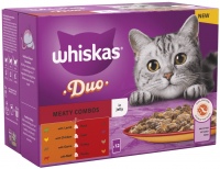 Photos - Cat Food Whiskas Duo Meaty Combos in Jelly  12 pcs