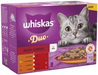 Photos - Cat Food Whiskas Duo Meaty Combos in Jelly  48 pcs