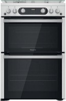 Photos - Cooker Hotpoint-Ariston HDM67G0C2CX/UK stainless steel