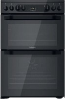 Photos - Cooker Hotpoint-Ariston HDM67V92HCB/UK black