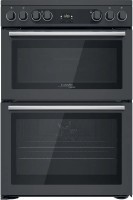 Photos - Cooker Hotpoint-Ariston CD67V9H2CA/UK graphite