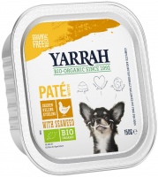 Photos - Dog Food Yarrah Organic Dog Pate with Chicken 12 pcs 12