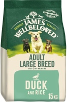 Photos - Dog Food James Wellbeloved Adult Large Breed Duck/Rice 15 kg 