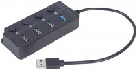 Photos - Card Reader / USB Hub Gembird UHB-U3P1U2P3P-01 