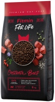 Photos - Cat Food Fitmin For Life Castrate with Beef  8 kg