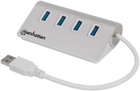 Card Reader / USB Hub MANHATTAN 4-Port SuperSpeed USB 3.0 Hub 