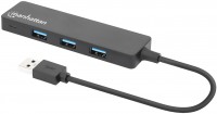 Card Reader / USB Hub MANHATTAN 4-Port USB 3.0 Type-A Hub 