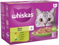 Photos - Cat Food Whiskas 1+ Mixed Menu in Jelly  96 pcs