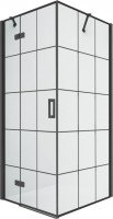 Photos - Shower Enclosure New Trendy New Renoma Black 100x80 left