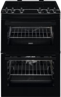 Photos - Cooker Zanussi ZCI66080BA black