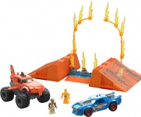 Photos - Construction Toy MEGA Bloks Hot Wheels Smash n Crash Tiger Shark Chomp Coursmonster Truck Building Set HKF88 