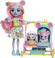 Photos - Doll Enchantimals Mouse Baby Buggy HKR57 