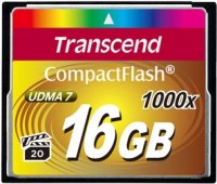 Photos - Memory Card Transcend CompactFlash 1000x 16 GB
