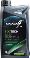 Photos - Engine Oil WOLF Ecotech 5W-20 SP/RC D1-3 1 L