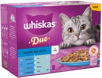 Photos - Cat Food Whiskas Duo Ocean Delights in Jelly  96 pcs