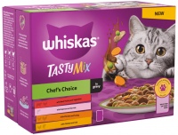Photos - Cat Food Whiskas Tasty Mix Chef's Choice in Gravy  96 pcs