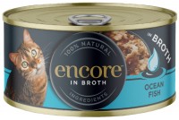 Photos - Cat Food Encore Ocean Fish in Broth Tin  16 pcs