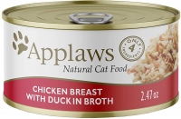 Photos - Cat Food Applaws Adult Canned Chicken Breast with Duck  156 g 6 pcs