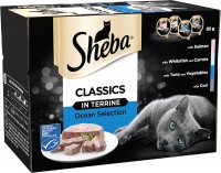 Photos - Cat Food Sheba Classic Ocean Collection in Terrine Trays  96 pcs