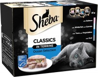 Photos - Cat Food Sheba Classic Ocean Collection in Terrine Trays  48 pcs