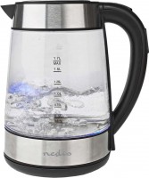 Photos - Electric Kettle Nedis KAWK320EGS 2200 W 1.7 L  stainless steel