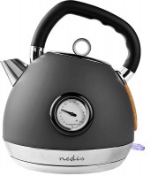 Photos - Electric Kettle Nedis KAWK530EGY 2200 W 1.8 L  gray