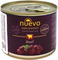 Photos - Cat Food Nuevo Adult Canned with Beef  200 g