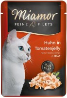 Photos - Cat Food Miamor Fine Fillets in Jelly Chicken/Tomatoes  6 pcs