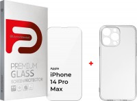 Photos - Case ArmorStandart Air Series for iPhone 14 Pro Max + Glass 