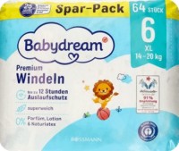 Photos - Nappies Babydream Premium 6 / 64 pcs 