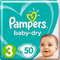 Photos - Nappies Pampers Active Baby-Dry 3 / 50 pcs 
