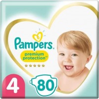 Photos - Nappies Pampers Premium Protection 4 / 80 pcs 