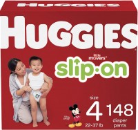 Nappies Huggies Little Movers Slip-On 4 / 148 pcs 