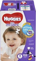 Photos - Nappies Huggies Little Movers 5 / 132 pcs 