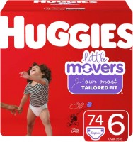 Photos - Nappies Huggies Little Movers 6 / 74 pcs 