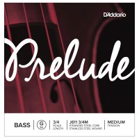 Photos - Strings DAddario Prelude Single G Double Bass 3/4 Medium 