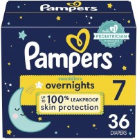 Photos - Nappies Pampers Swaddlers Overnights 7 / 36 pcs 