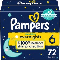 Photos - Nappies Pampers Swaddlers Overnights 6 / 72 pcs 