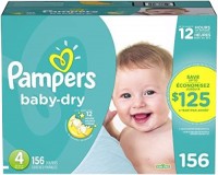 Photos - Nappies Pampers Active Baby-Dry 4 / 156 pcs 