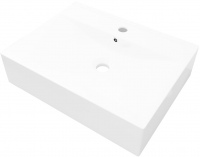 Photos - Bathroom Sink VidaXL Basin Rectangular Ceramic 140686 600 mm